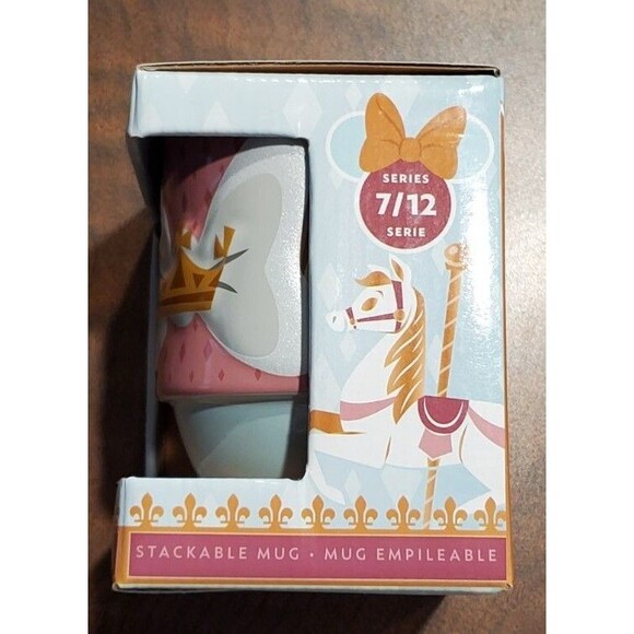 Disney Parks Minnie Mouse The Main Attraction King Arthur Carousel Mug 7/12 New - Picture 3 of 5